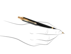 Parker IM Black Gold Trim Ballpoint Pen