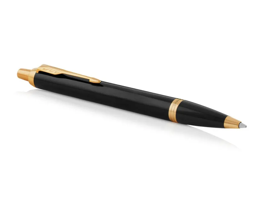Parker IM Black Gold Trim Fountain & Ballpoint Pen Set