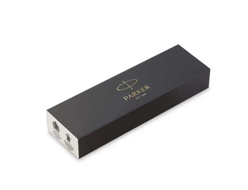 Parker IM Brushed Metal Gold Trim Ballpoint Pen