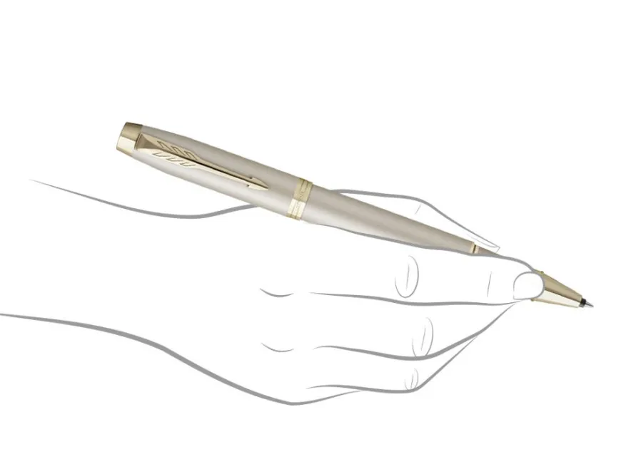 Parker IM Monochrome Champagne Rollerball Pen