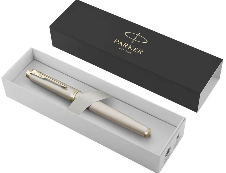 Parker IM Monochrome Champagne Rollerball Pen