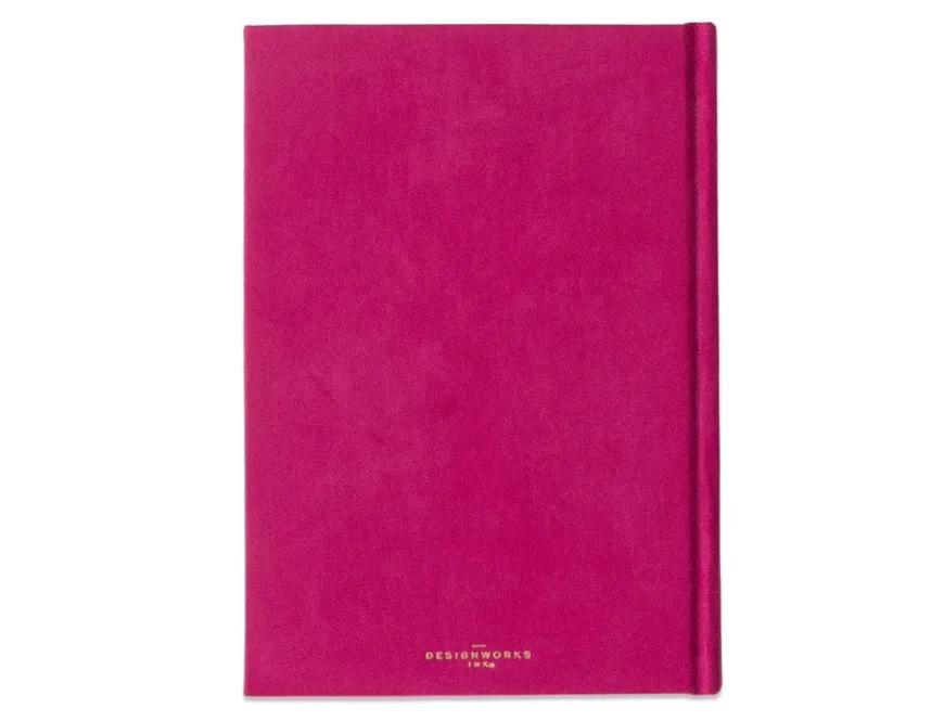 Parker Jotter Monochrome Gold Ballpoint Pen & DesignWorks Ink Radiant Fuchsia Journal Gift Set
