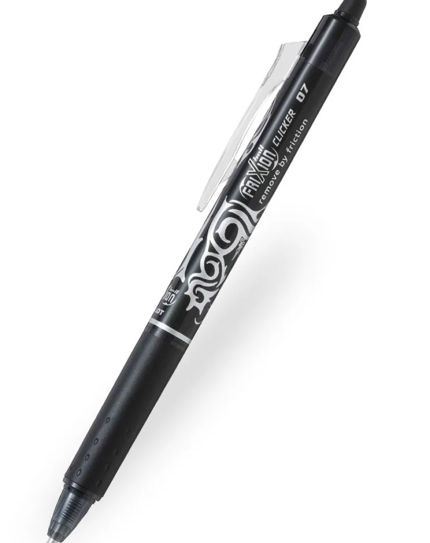 Pilot FriXion Clicker Erasable Ballpoint Pen - Black