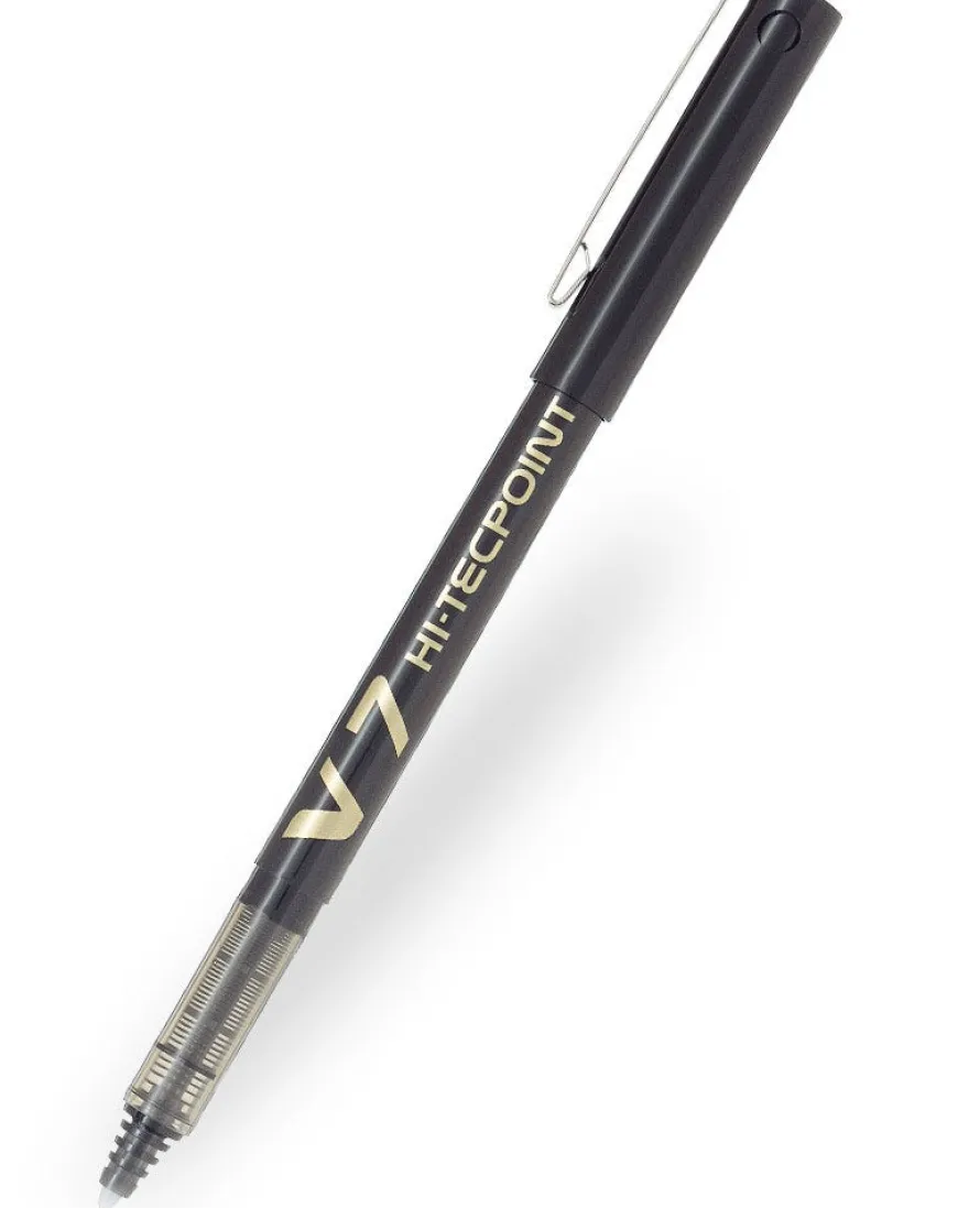 Pilot V7 Hi-tecpoint Rollerball Pen - Black