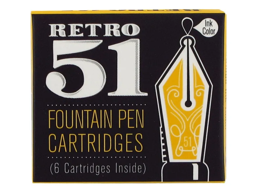 Retro 51 Ink Cartridges (Pack of 6)