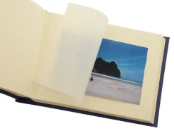 Sorrento Large Leather Photo Album - Navy