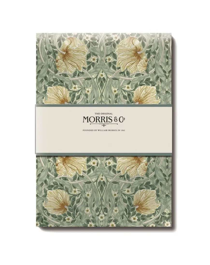 The Original Morris & Co A6 Notebook Set - Pimpernel, Willow & Simply Severn