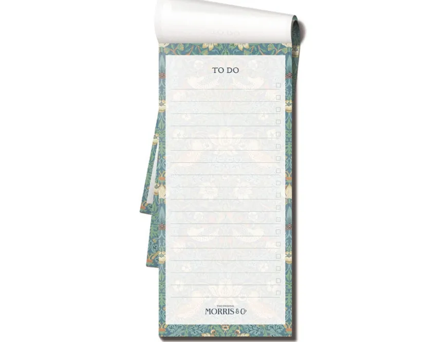 The Original Morris & Co Strawberry Thief Magnetic List Pad
