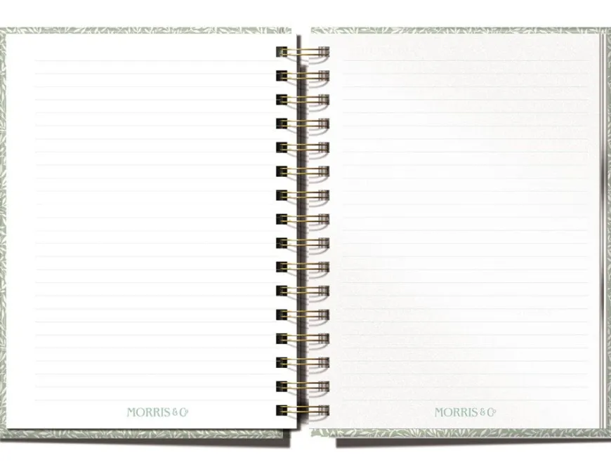 The Original Morris & Co Strawberry Thief B5 Wired Lined Notebook
