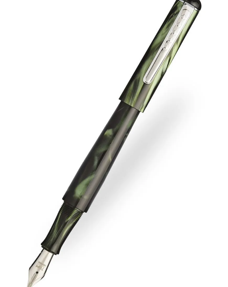 Tom Hessin Charles Collection Highland Green Fountain Pen