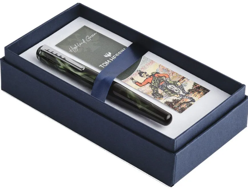 Tom Hessin Charles Collection Highland Green Fountain Pen