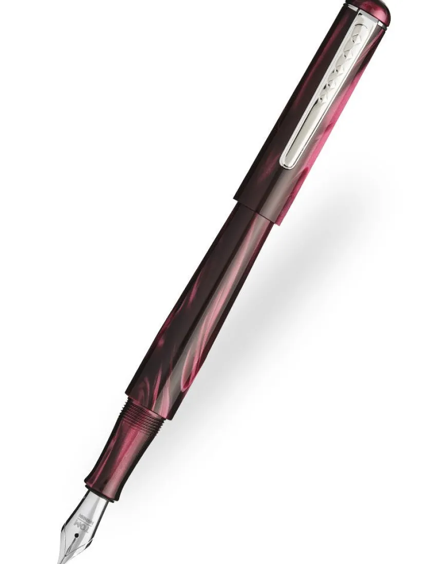Tom Hessin Charles Collection Castle Claret Fountain Pen