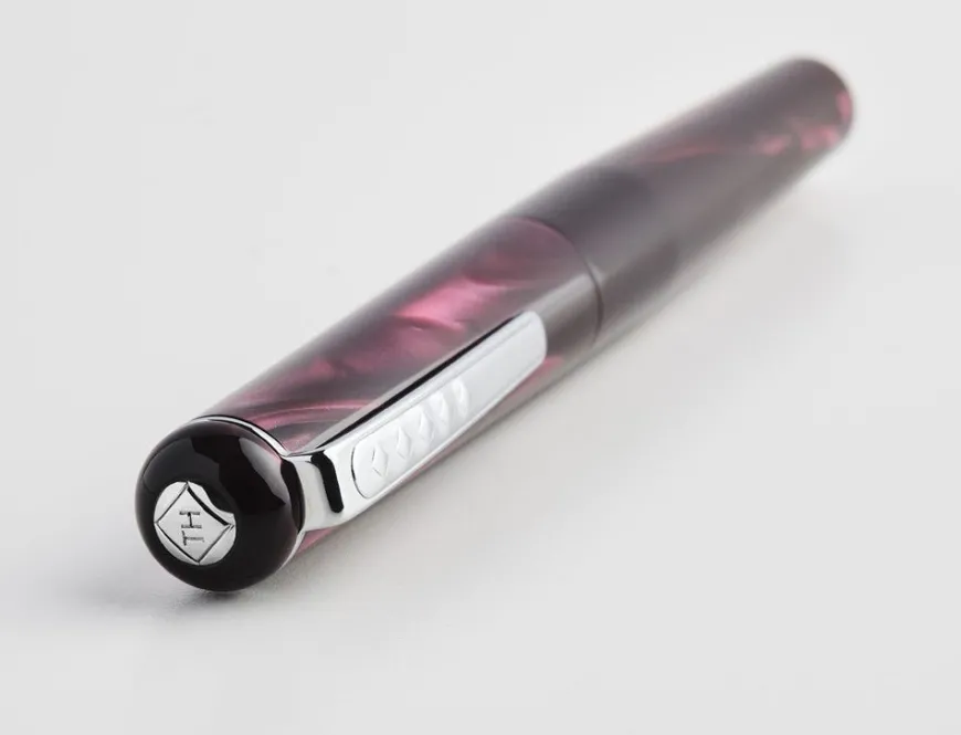 Tom Hessin Charles Collection Castle Claret Fountain Pen