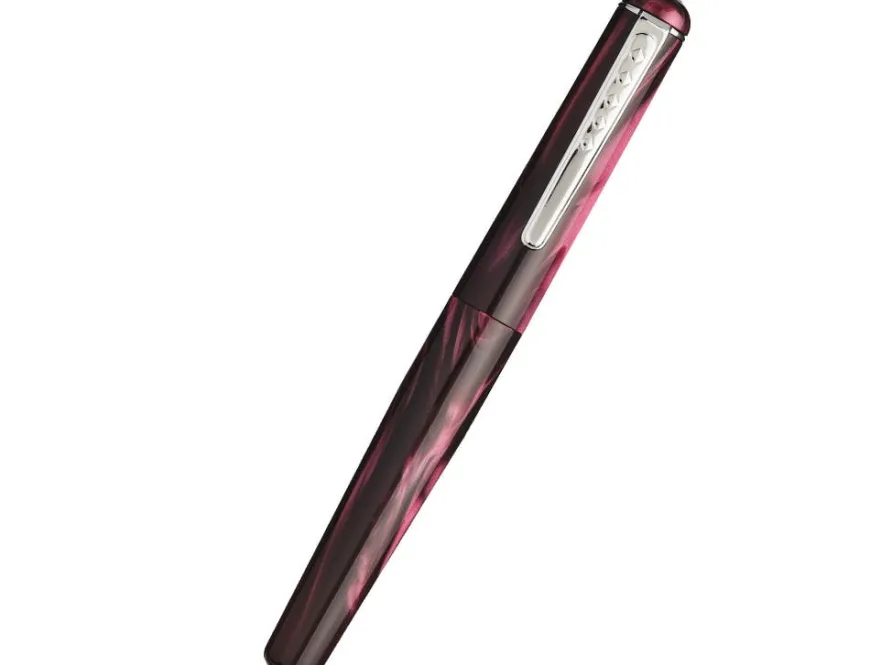Tom Hessin Charles Collection Castle Claret Fountain Pen