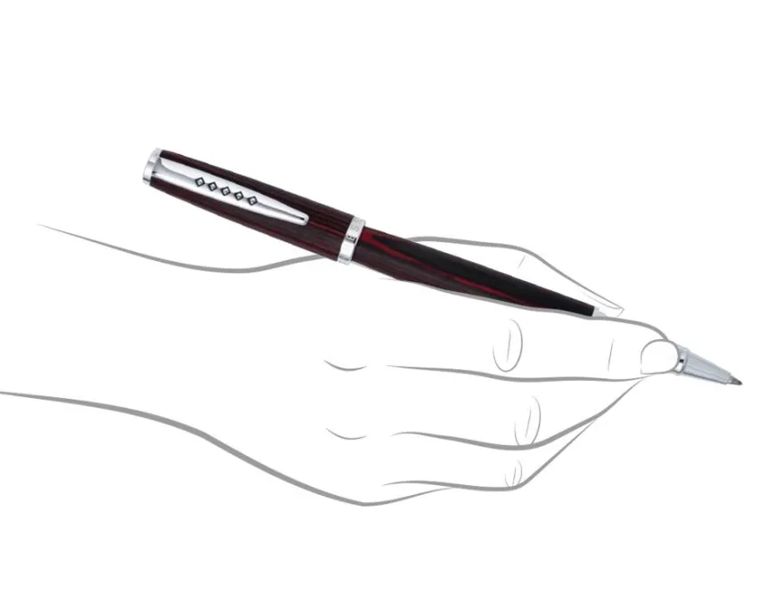 Tom Hessin Edinburgh Collection Forth Bridge Red Rollerball Pen