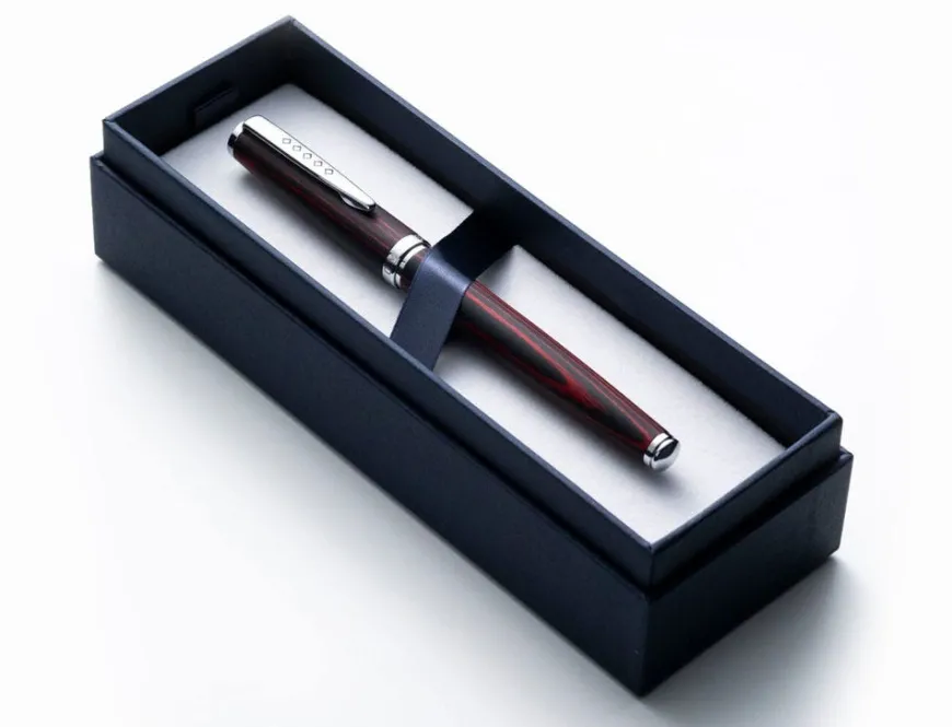 Tom Hessin Edinburgh Collection Forth Bridge Red Rollerball Pen