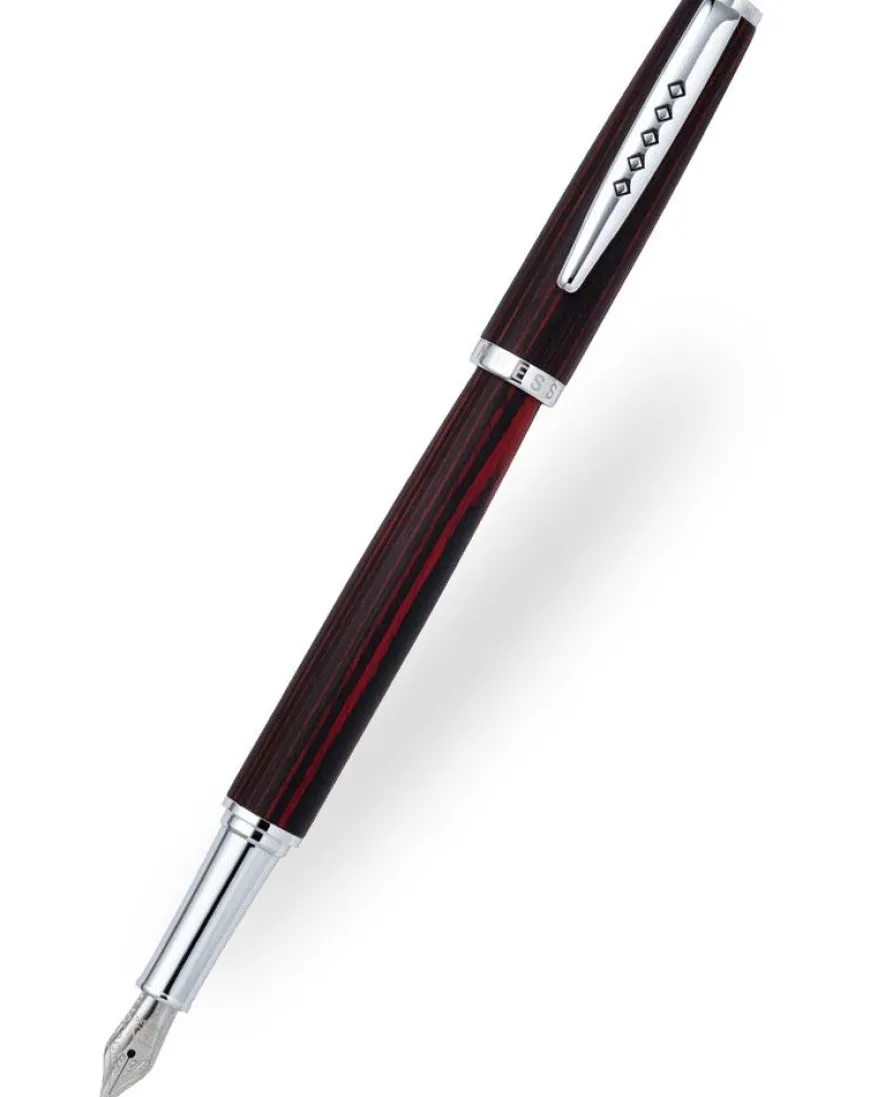 Tom Hessin Edinburgh Collection Forth Bridge Red Fountain Pen