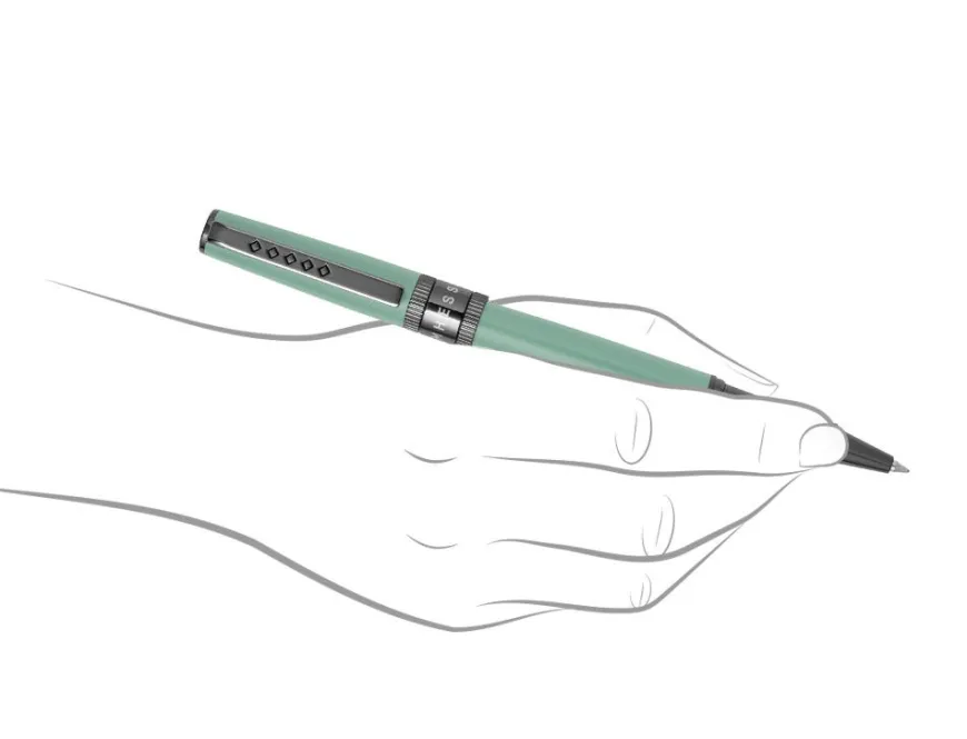 Tom Hessin Rebel Collection Cambridge Blue Rollerball Pen