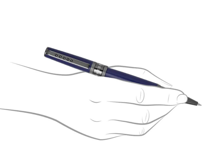 Tom Hessin Rebel Collection Oxford Blue Rollerball Pen