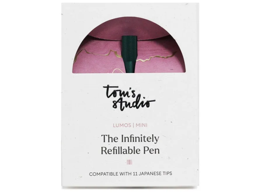 Tom's Studio Lumos Ivy Mini Refillable Fineliner & Brush Pen