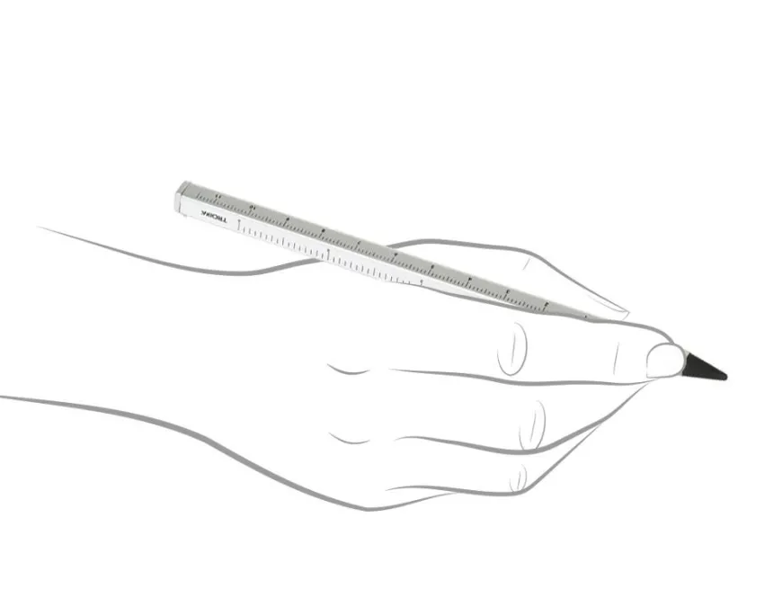 Troika Construction Endless Silver Multitasking Pencil