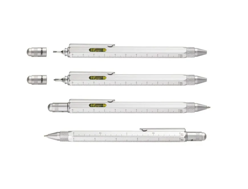 Troika Construction Multi-Tool Silver Ballpoint Pen