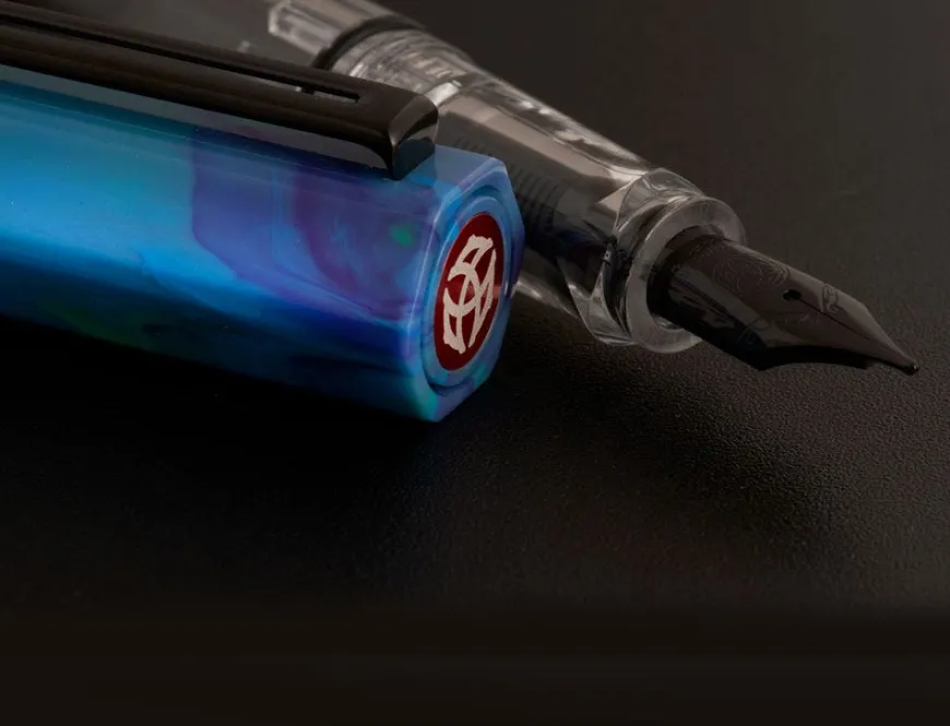 TWSBI ECO Cosmos Blue with Onyx Fountain Pen