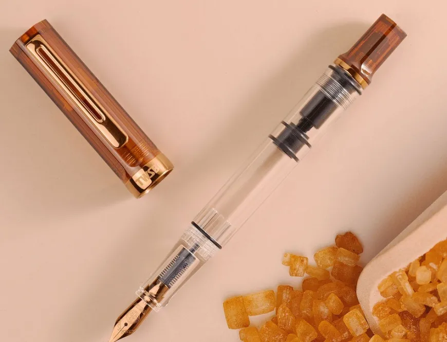 TWSBI ECO Rootbeer with Bronze Fountain Pen