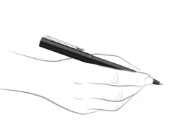Waterman Allure Black Chrome Trim Ballpoint Pen