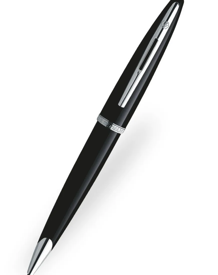 Waterman Carene Black Sea Silver Trim Ballpoint Pen