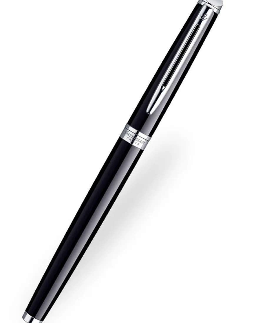 Waterman Hemisphere Black Chrome Trim Fountain Pen