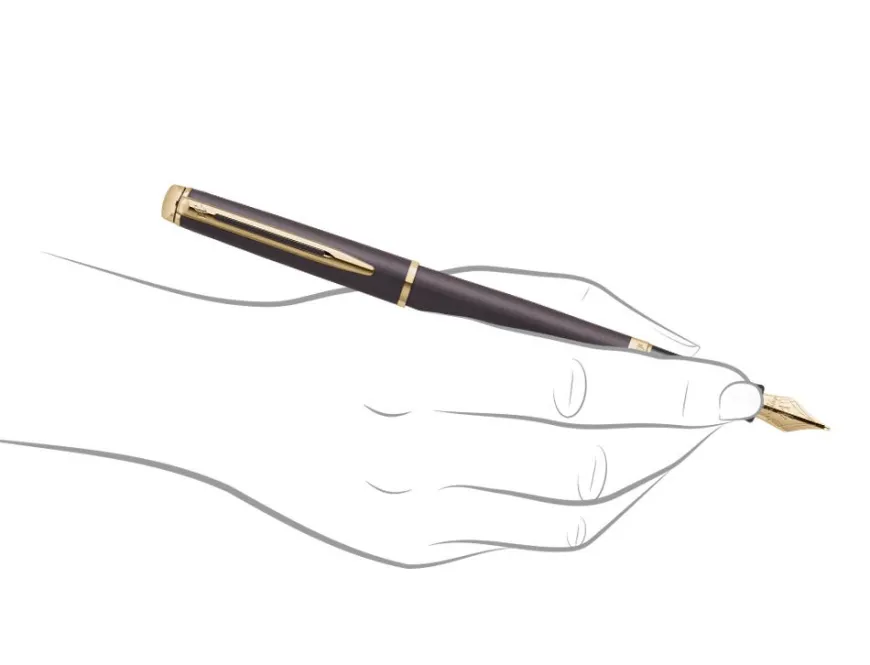Waterman Hemisphere Lava Black Fountain Pen