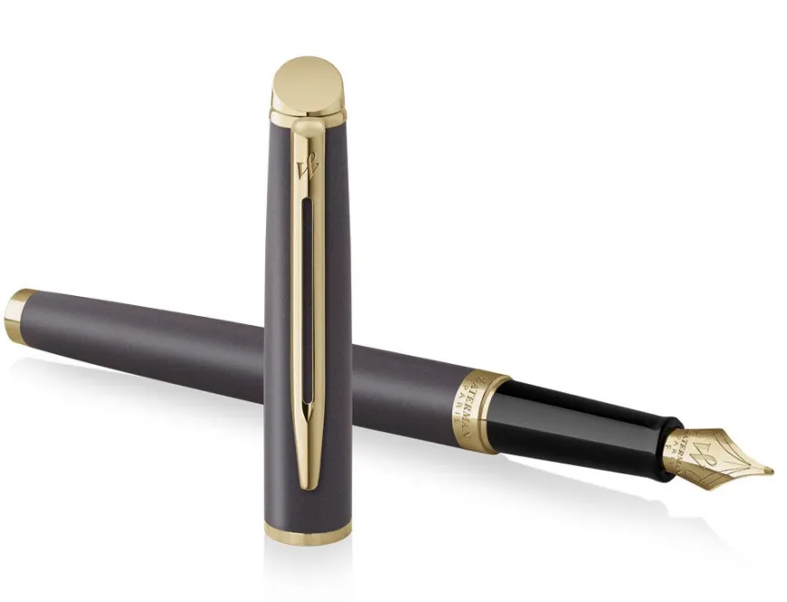 Waterman Hemisphere Lava Black Fountain Pen