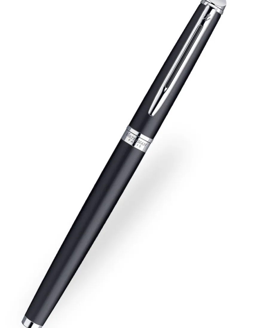 Waterman Hemisphere Matt Black Chrome Trim Fountain Pen