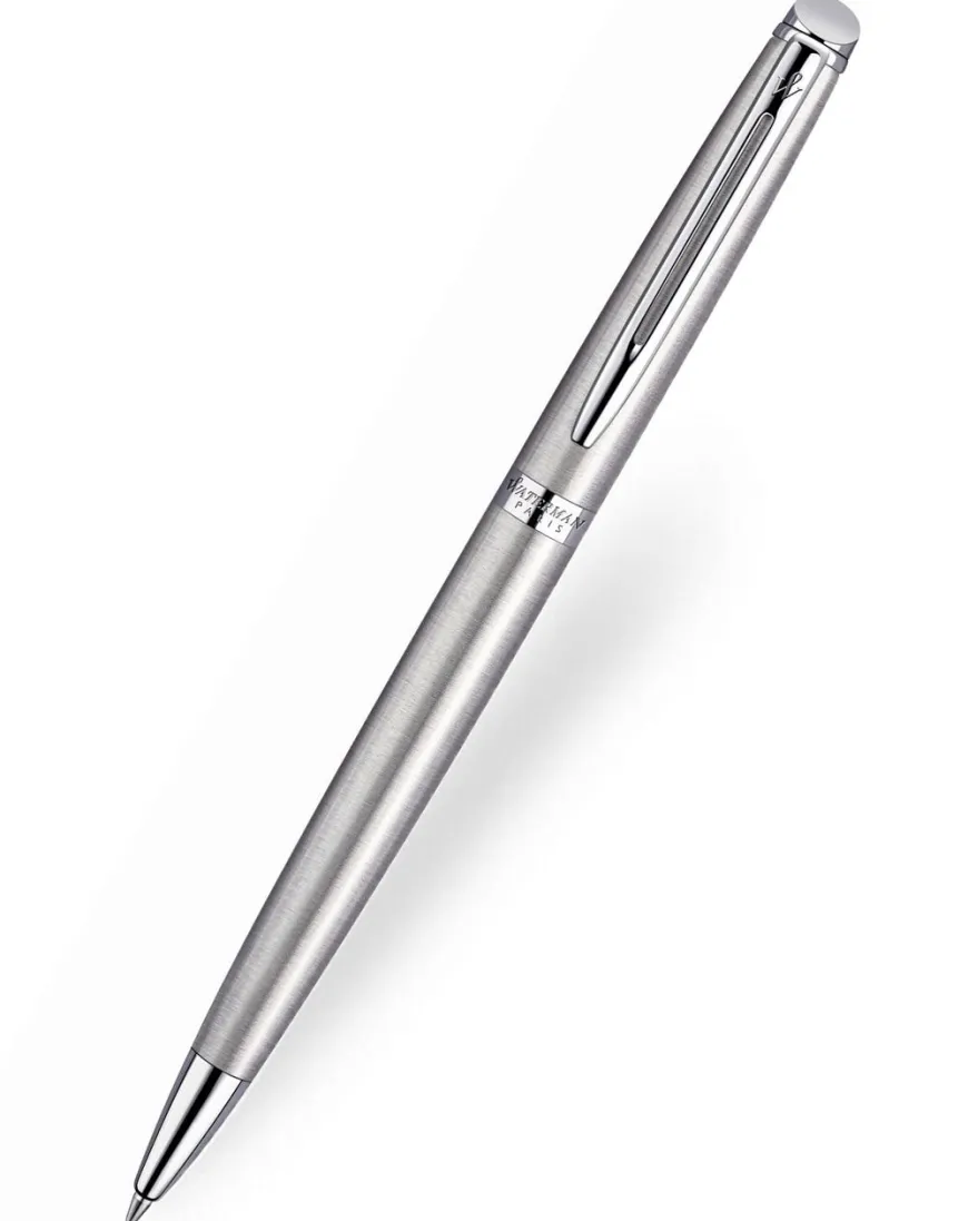 Waterman Hemisphere Stainless Steel Chrome Trim Ballpoint Pen