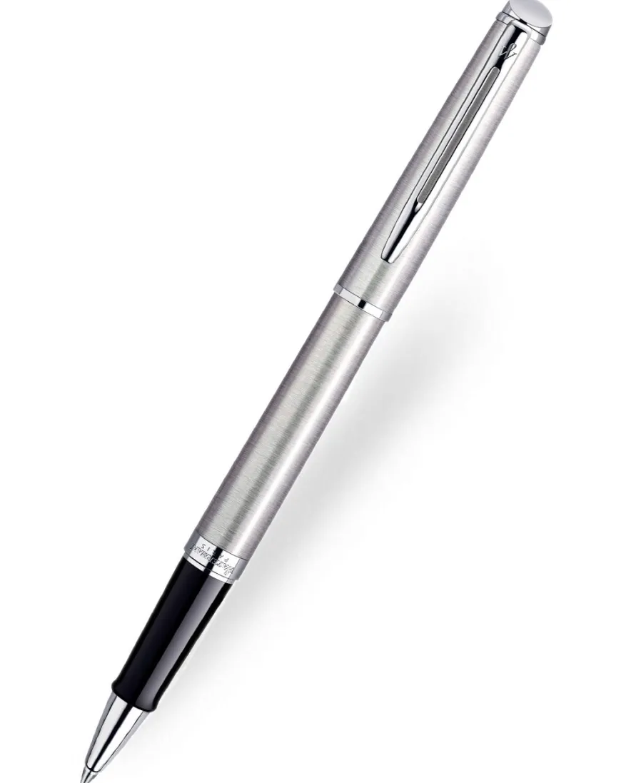 Waterman Hemisphere Stainless Steel Chrome Trim Rollerball Pen