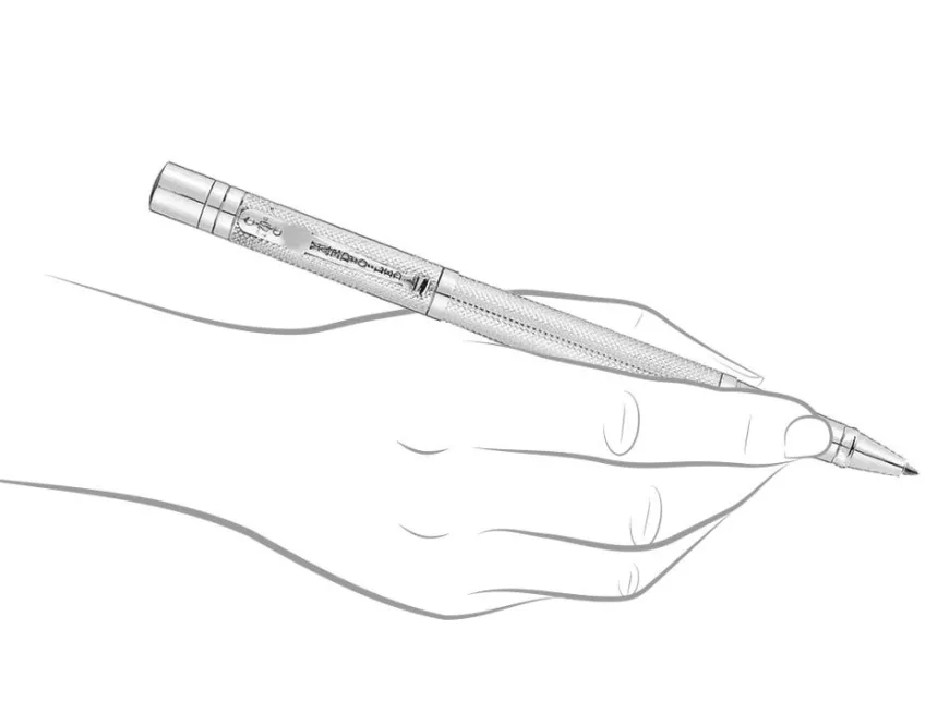 Yard-O-Led Viceroy Barley Sterling Silver Rollerball Pen