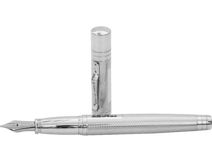 Yard-O-Led Viceroy Grand Barley Sterling Silver Fountain Pen