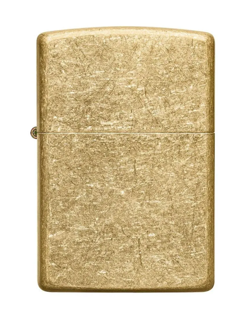 Zippo Classic Tumbled Brass Windproof Lighter